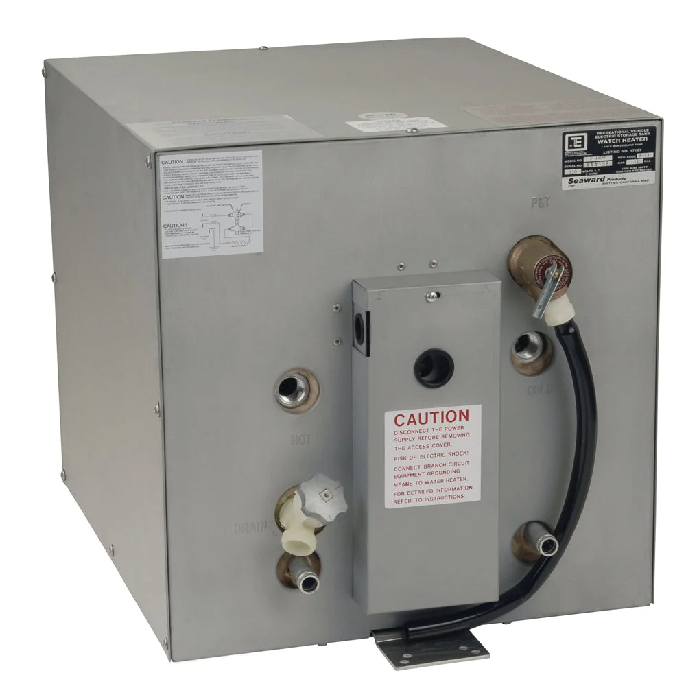 Whale Marine Whale Seaward 11 Gallon Hot Water Heater w/Front Heat Exchanger - Galvanized Steel - 120V - 150