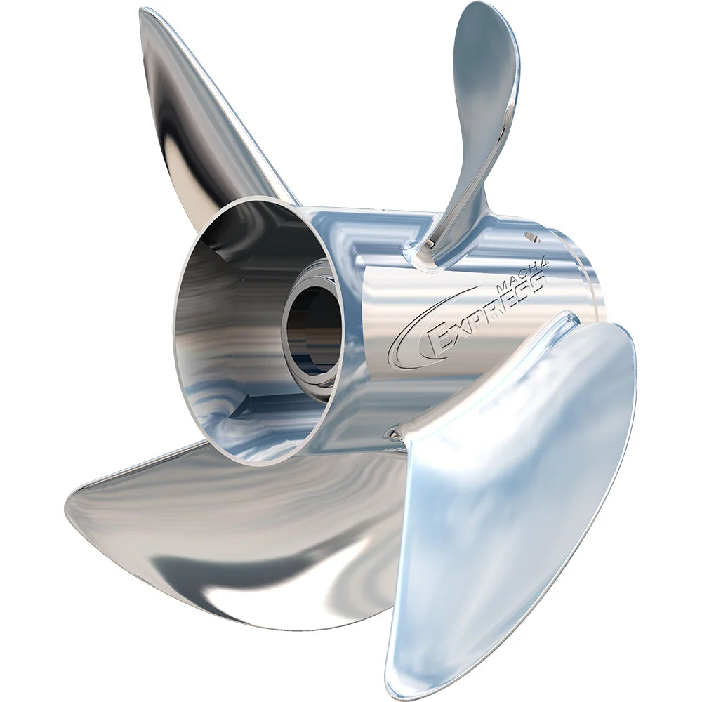 Turning Point Propellers 40-150hp Turning Point Express® Mach4™ - Left Hand - Stainless Steel Propeller - EX1/EX2-1317-4L - 4-Bla