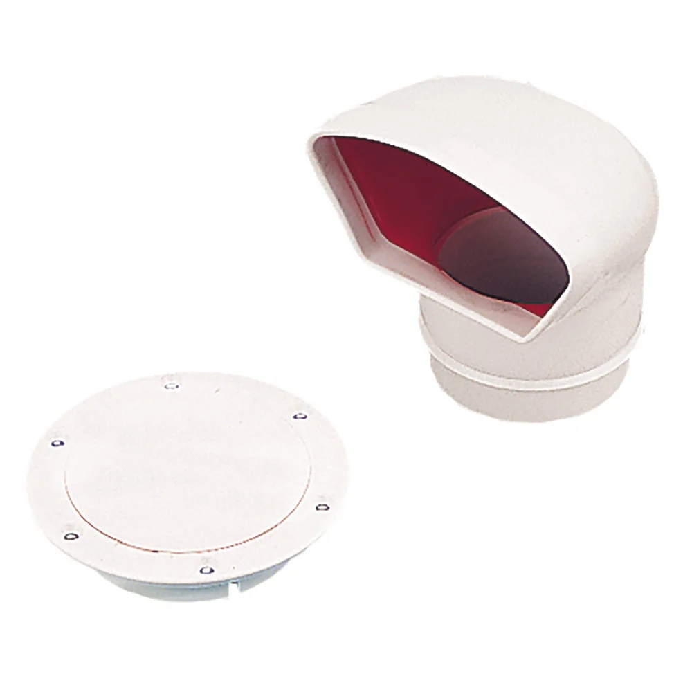Sea-Dog Low Profile Cowl Vent/Snap-On Deck Plate - Dip Molded PVC – Marine Boat Replacement Part
