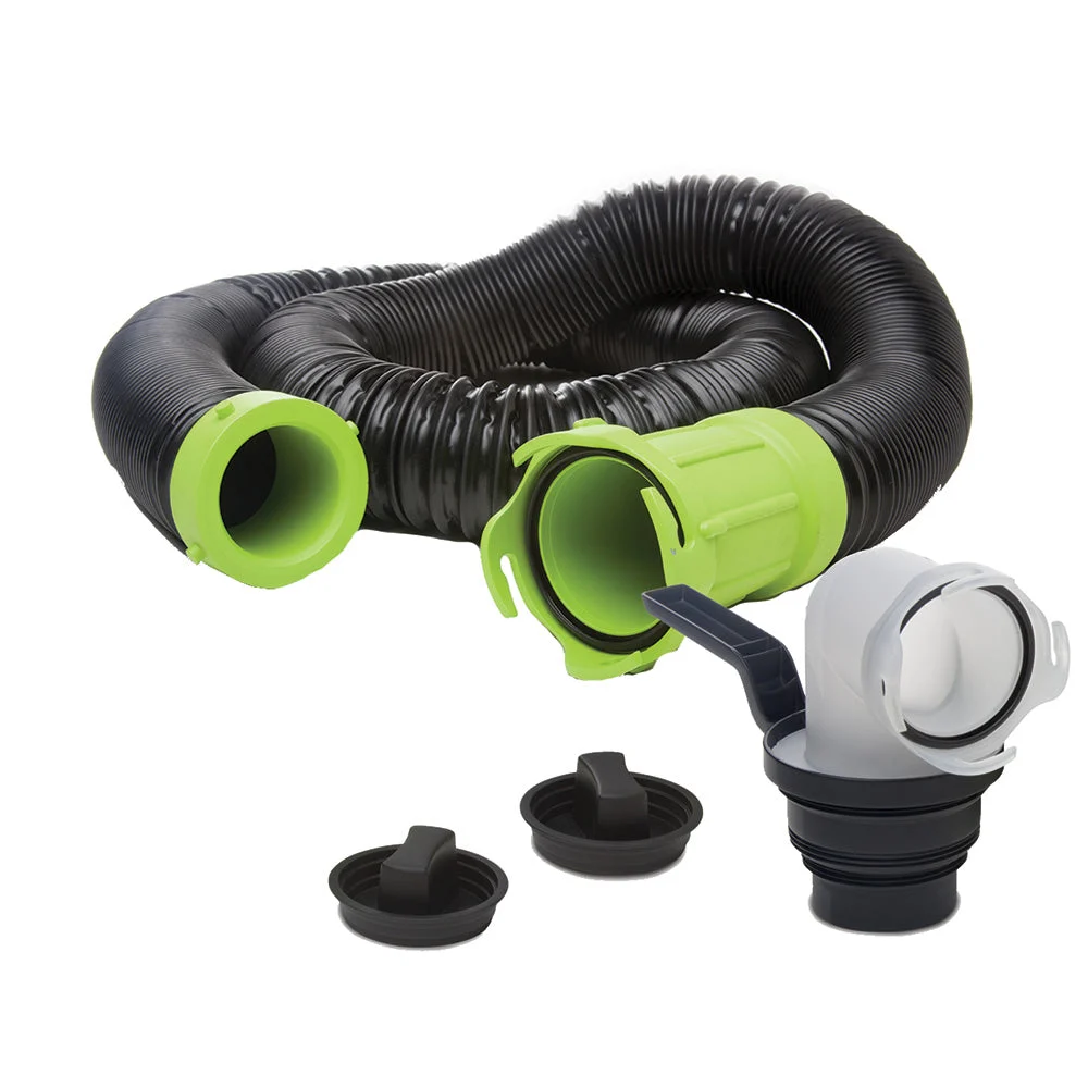 Thetford Marine Thetford Titan Premium 15' Sewer Hose Kit w/Universal Bayonet Connection & 5-in-1 Sewer Adapter