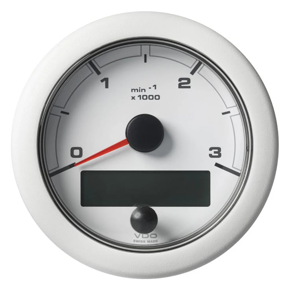 Veratron 3-3/8" (85MM) OceanLink® NMEA 2000® Tachometer - 3000 RPM - White Dial & Bezel – Marine Boat Replacement Part