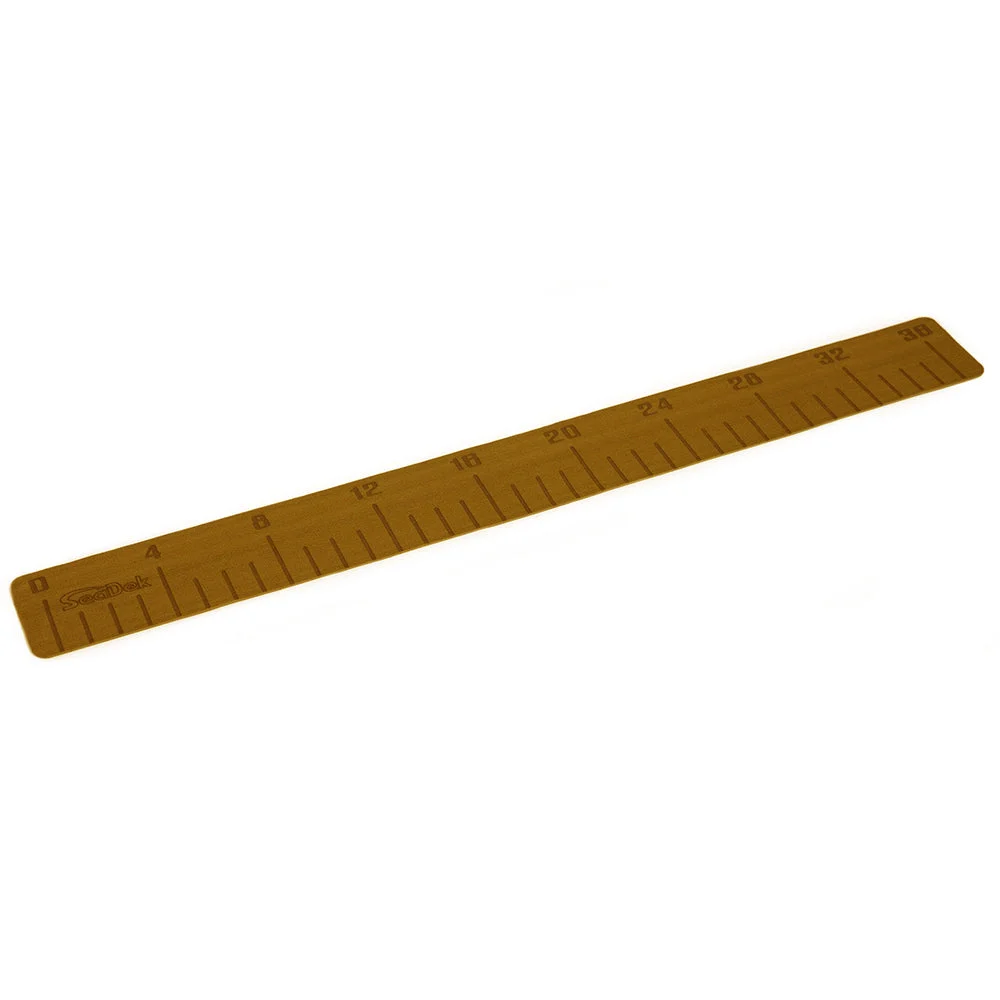 SeaDek 36" Fish Ruler - Mocha Brushed w/SeaDek Logo – Marine Boat Replacement Part
