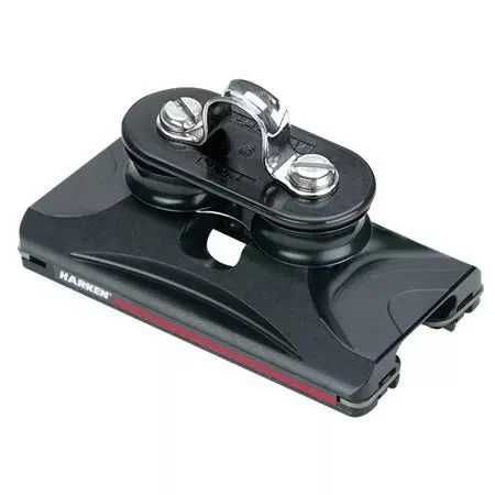 Harken 22mm Small Boat CB High-Load 1250 Car w/Fixed Sheaves & Eyestrap