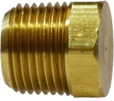 1/2 BRASS HEX HD PLUG