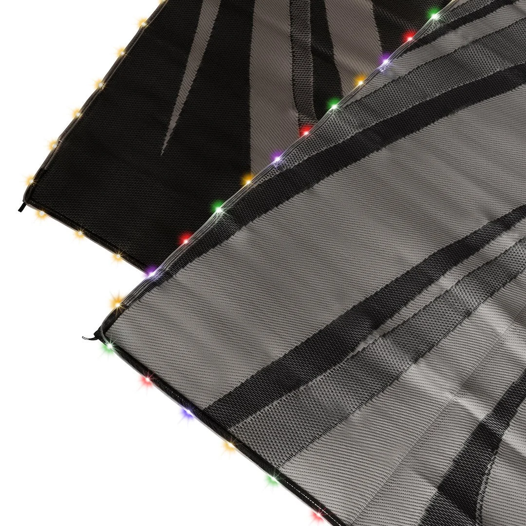 Faulkner Mat LED Mod Swish Black/Grey 9 X 12 – Marine Boat Replacement Part