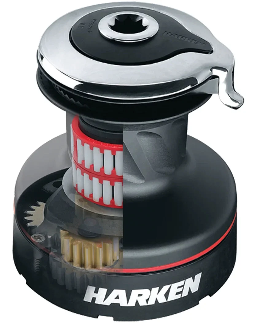 Harken #60 Self-Tailing Radial Winch - 2 Speed Black