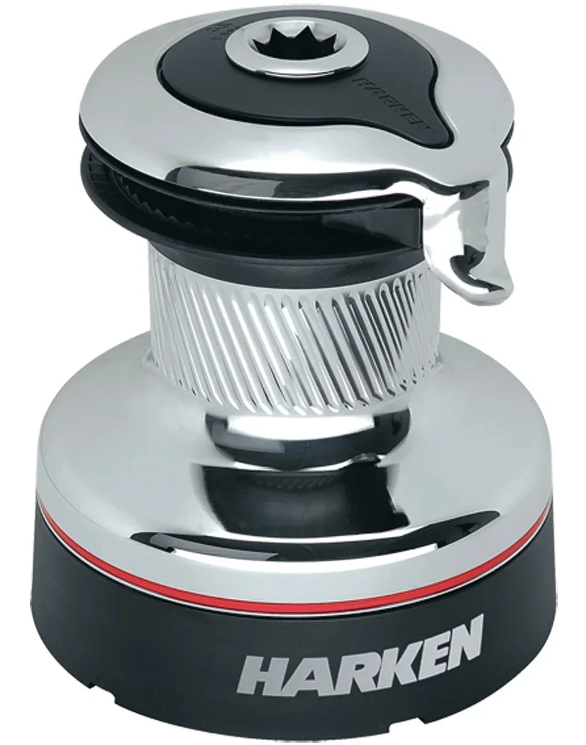 Harken #40 Self-Tailing Radial Winch - 2 Speed, Chrome