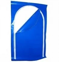 30 x 36 Blue Shrink Wrap Zipper Access Door