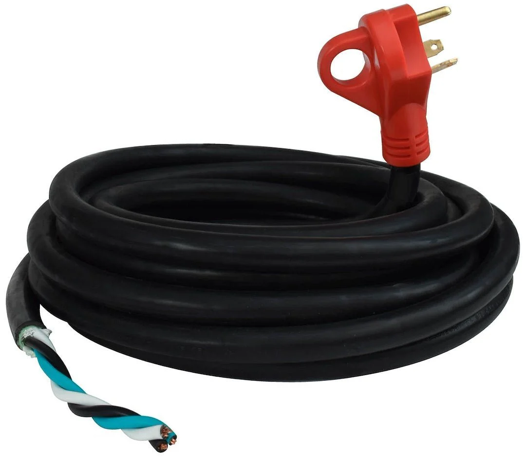 30A 25' Nondetach Cord – Marine Boat Replacement Part