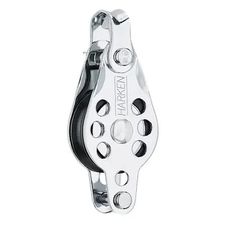 Harken 38mm Single Wire Block w/Becket