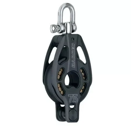 Harken 75mm Aluminum Block Swivel w/Becket
