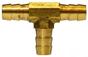 1/2 HOSE BARB TEE BR.