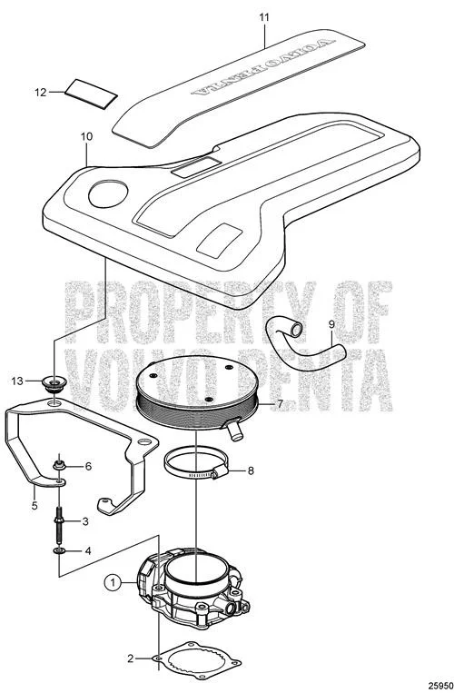 Volvo Penta - Gasket - Volvo Penta (3849022)