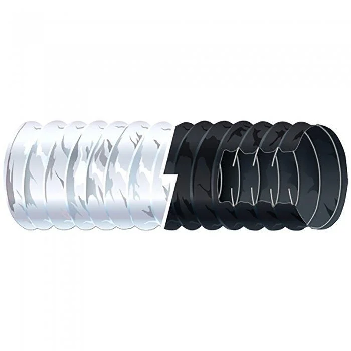 4" Vinylvent White Blower Hose 50' | Sierra 116-400-4000W