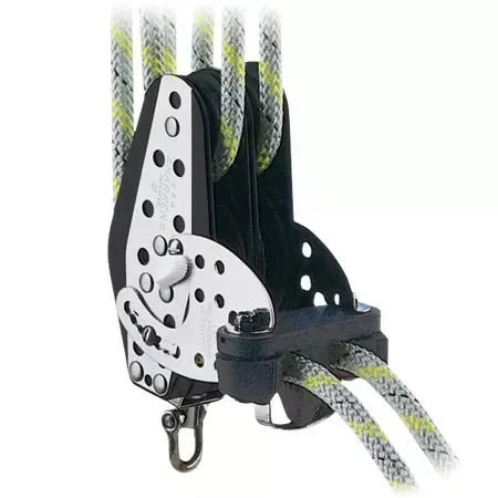 Harken 3.00" Double Fiddle Hexaratchet Block w/Double Cam & Standup Base