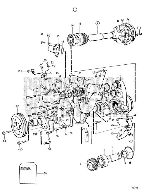 Volvo Penta - Gasket - Volvo Penta (826244)