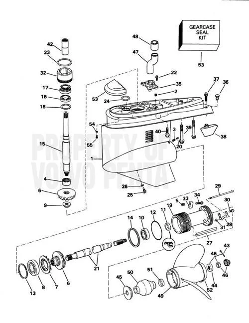 Volvo Penta - Seal Kit (volvo) Volvo Penta (3850597)