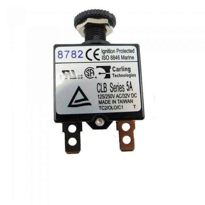 5 Amp Dc Push Button Circuit Breaker | Blue Sea 7052