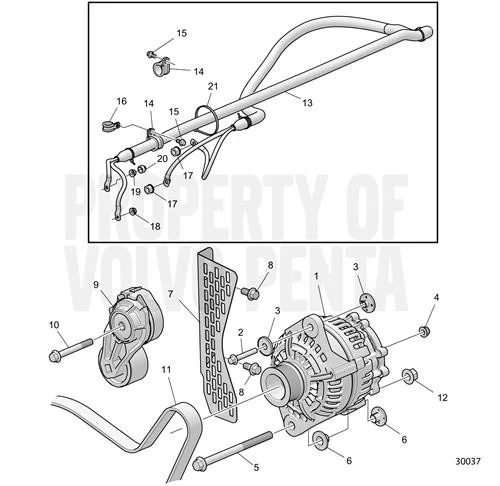 Volvo Penta - Flange Screw - Volvo Penta (984752)