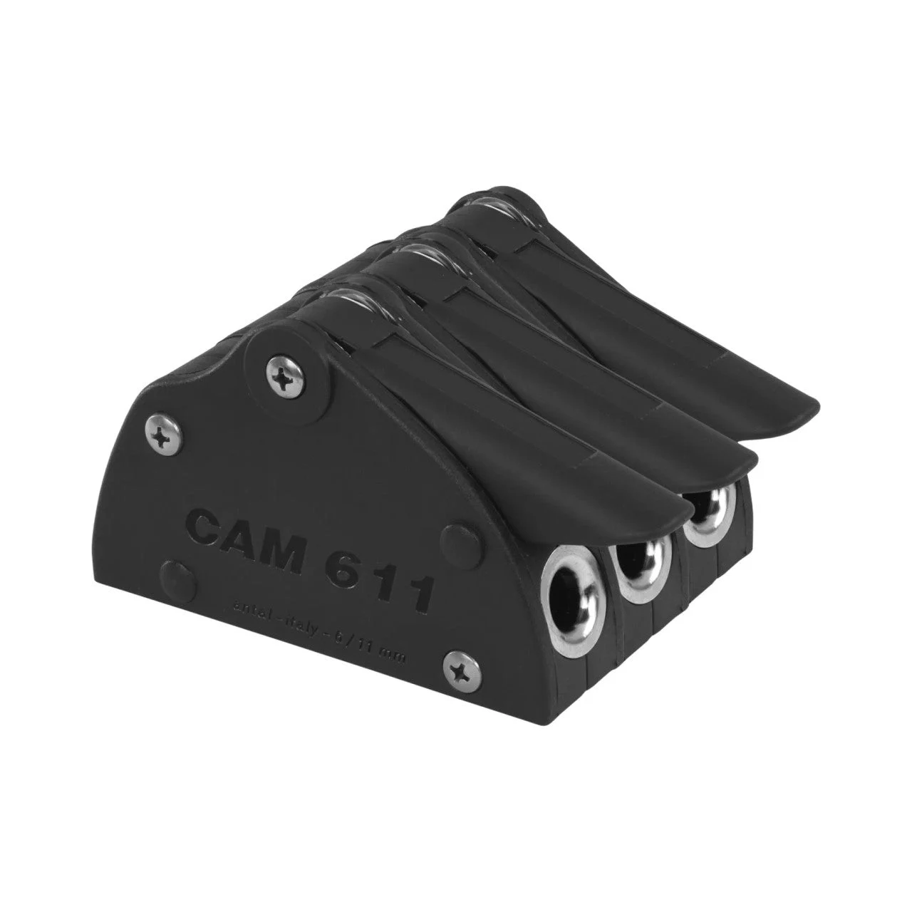 Antal Flat Cam 611 Triple Clutch, Black Resin Handle