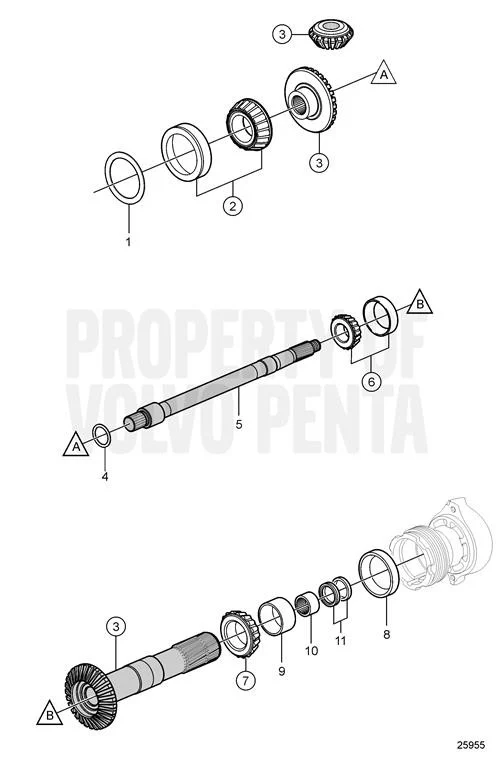 Volvo Penta - Ring, Exhaust Seal "f" Duos (3851600)