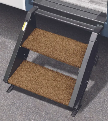 Prest-O-Fit - Step Rug 2step 19.5  Obs Blk - 2-0506