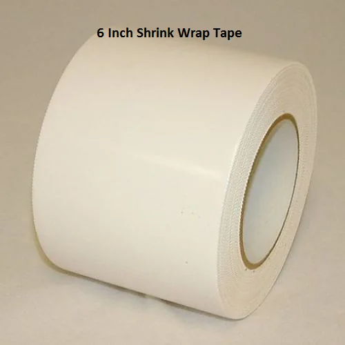 6 Inch White Shrink Wrap Tape 6 Inch X 180 Feet Pinked Edge Replaces DS-706WP
