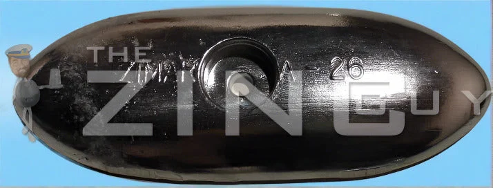 A-26 Bolt-on Zinc Plate Anode