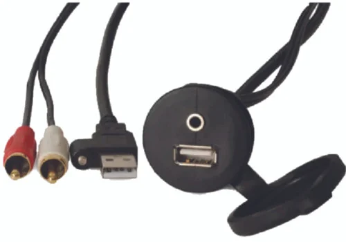 Fusion Electronics - Fusion Panel Mount Usb/3.5 Mm - 010-12381-00
