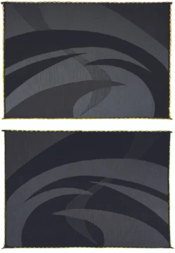 Ming's Mark - Patiomat Grap Led 8x11 Bk/grey - GA8111WL
