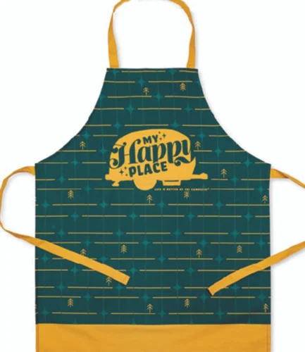 Camco RV - Apron Green/gold Grid Pattern - 53122