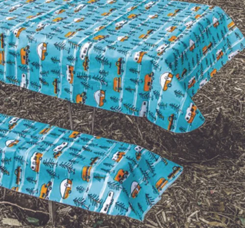 Camco RV - Tablecloth W/bench Covers - 53380
