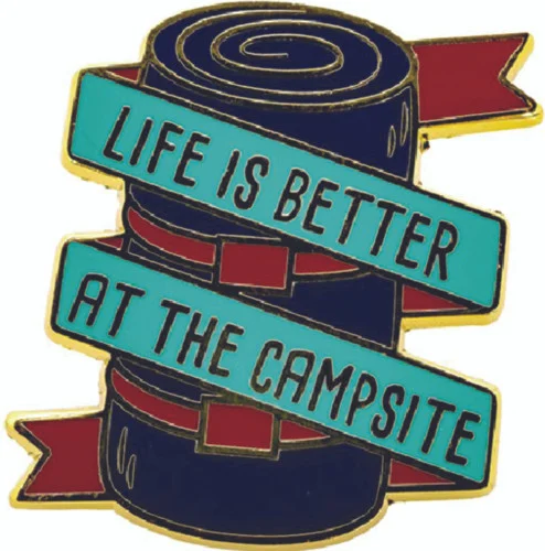 Camco RV - Sleeping Bag Enamel Pin - 53264
