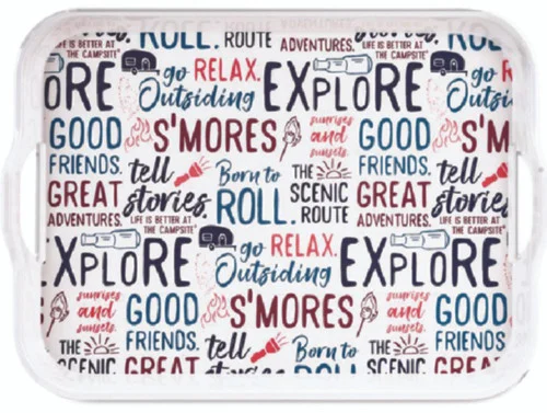 Camco RV - Melamine Tray Graffiti Design - 53486