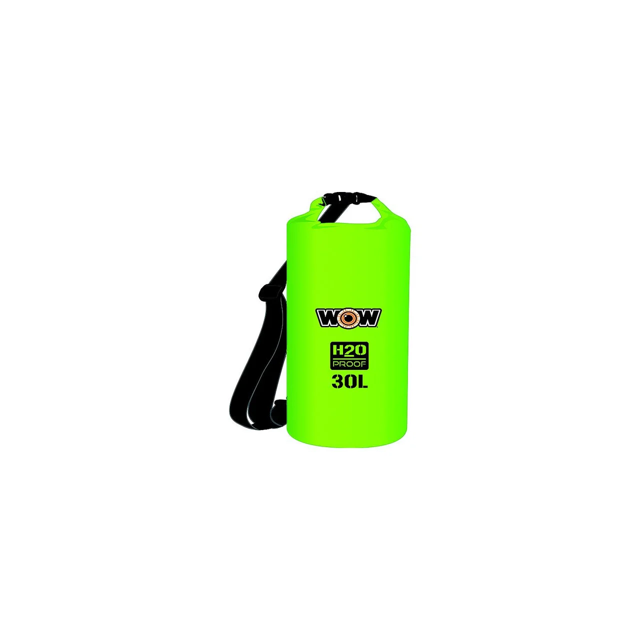 WOW Watersports - WOW H2O Proof Drybag w/Shoulder Strap, 30L Green - 18-5090G