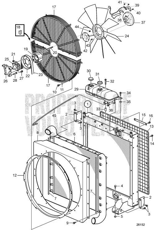 Volvo Penta - Fan Hub (v2) - Volvo Penta (21924453)