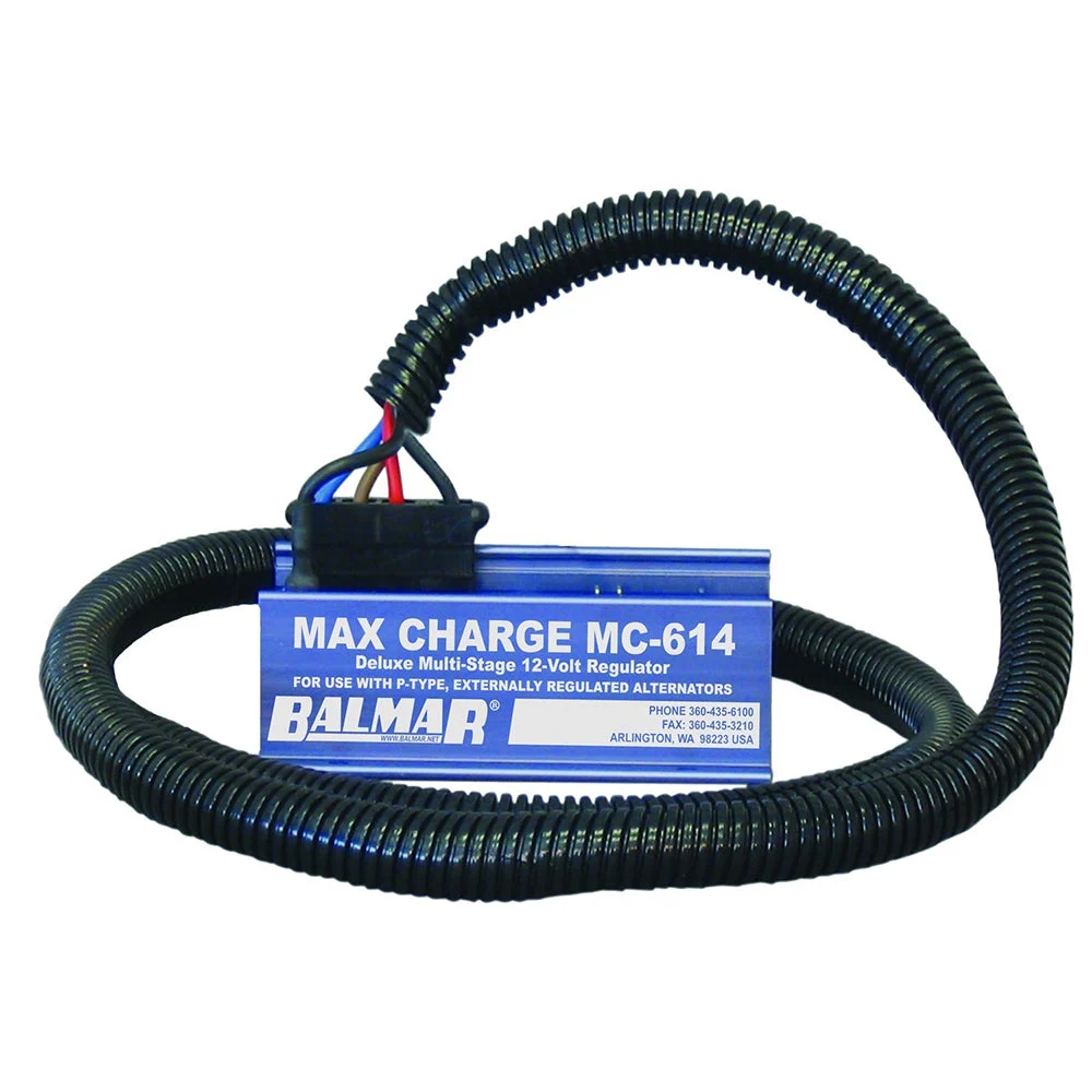 Balmar Max Charge MC614 Multi-Stage Regulator w/ 54" Harness - 12V