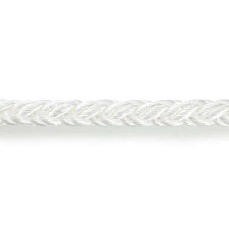 1/2 " 8 PLAIT WHITE (600)