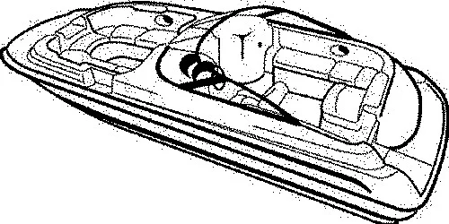 Carver Covers - Dbw-22 I/o Boat Cover - 95122S11