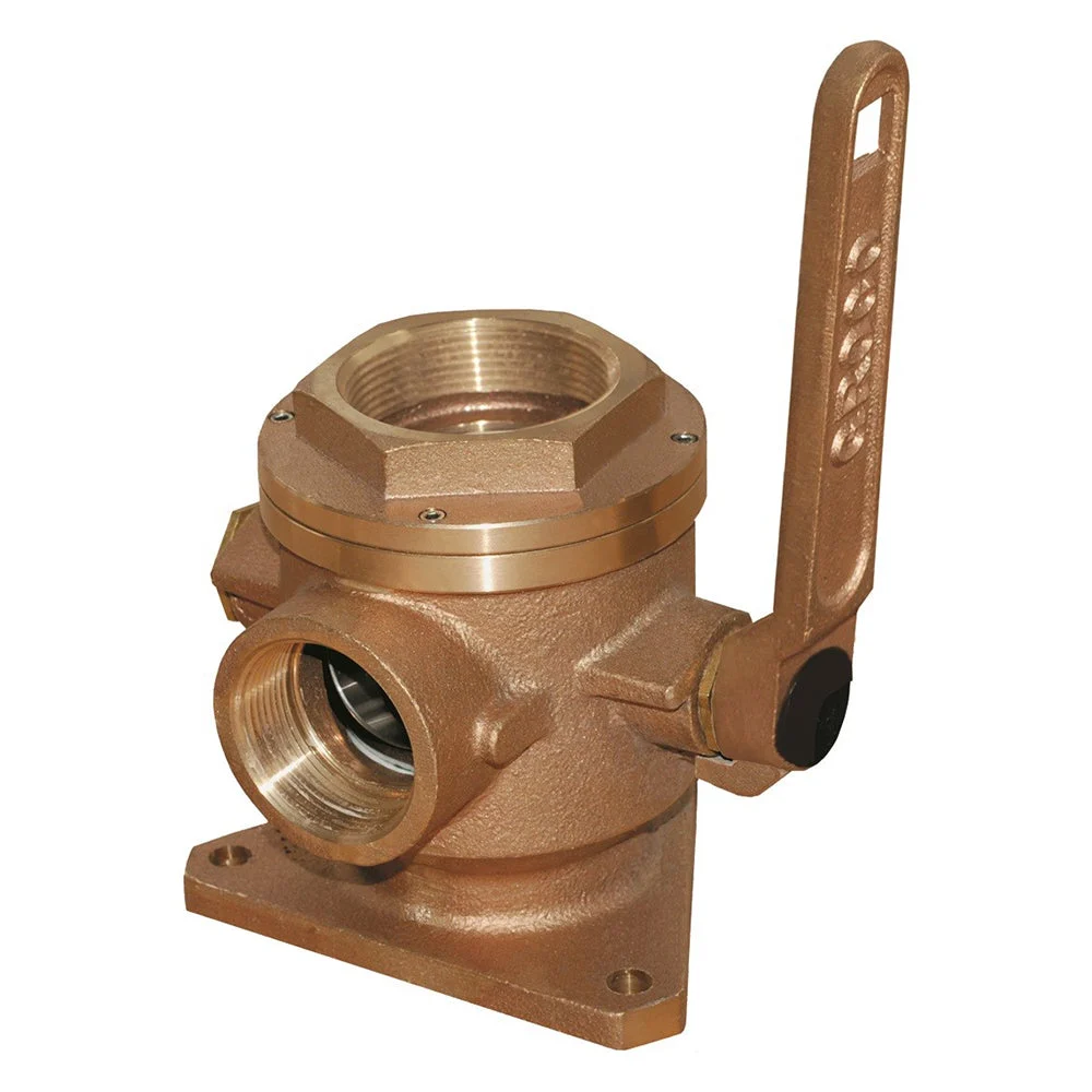 GROCO 1-1/2" Safety Seacock w/1-1/4" Side Port
