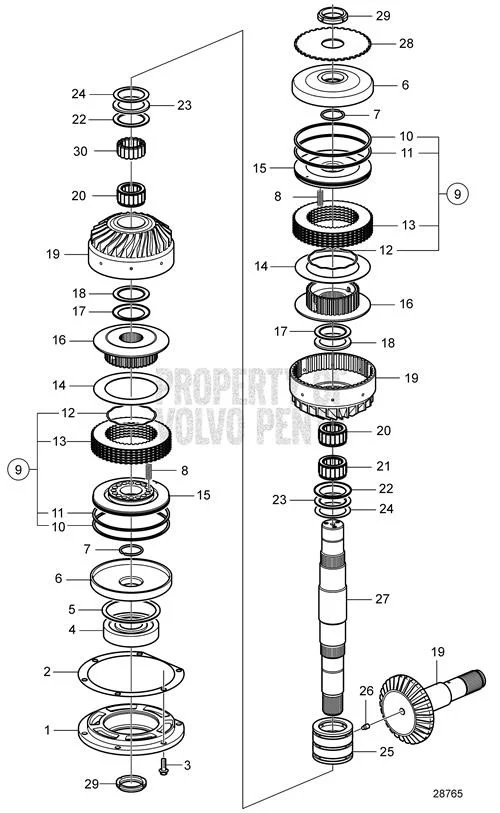Volvo Penta - Ring Flow Deflector Duo "p" (3843992)