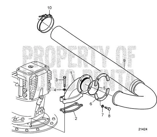 Volvo Penta - Gasket - Volvo Penta (3862150)