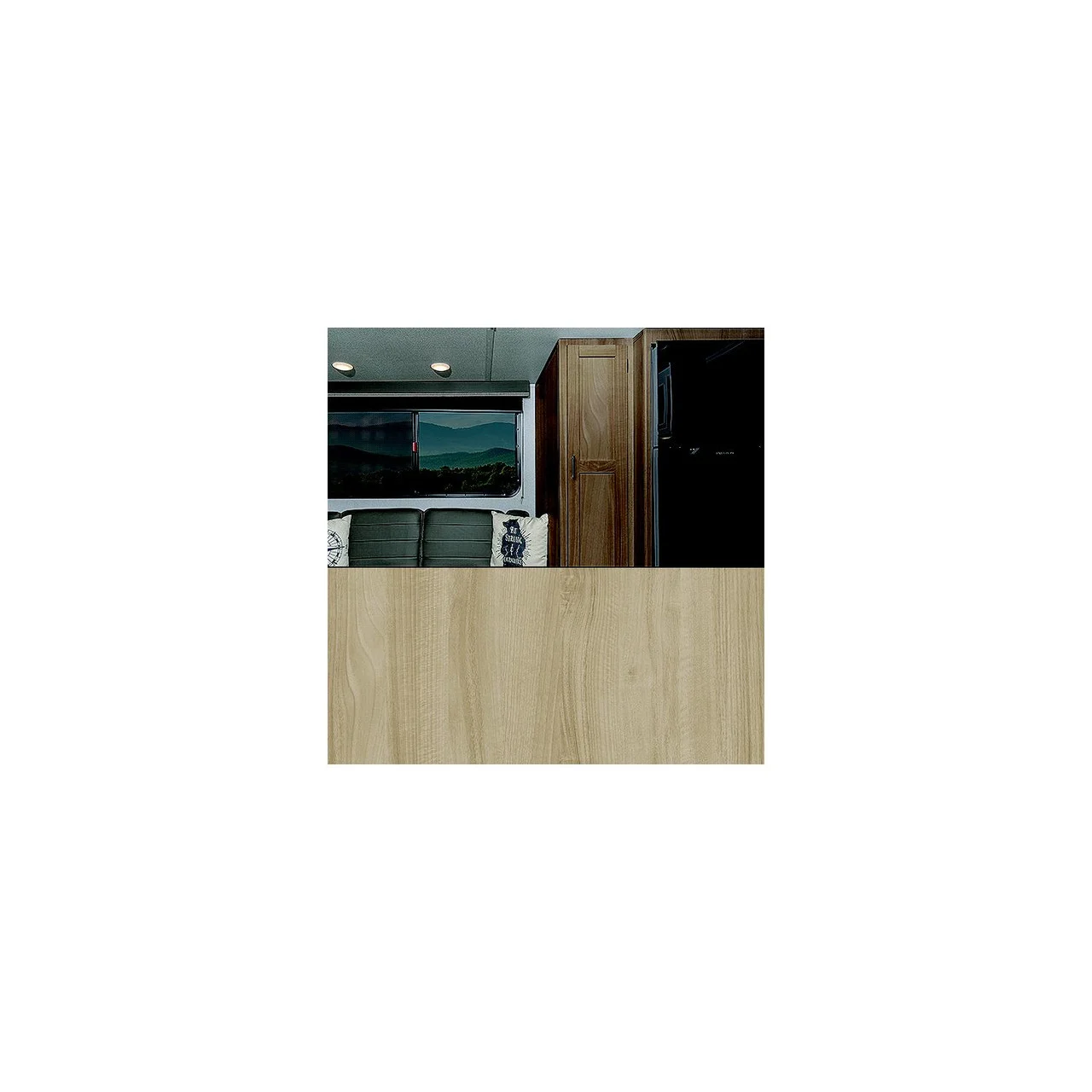 Genesis - Genesis Products REVIVE Cabinet Covering, 18" x 75', Blonde Walnut. Wood - 493833