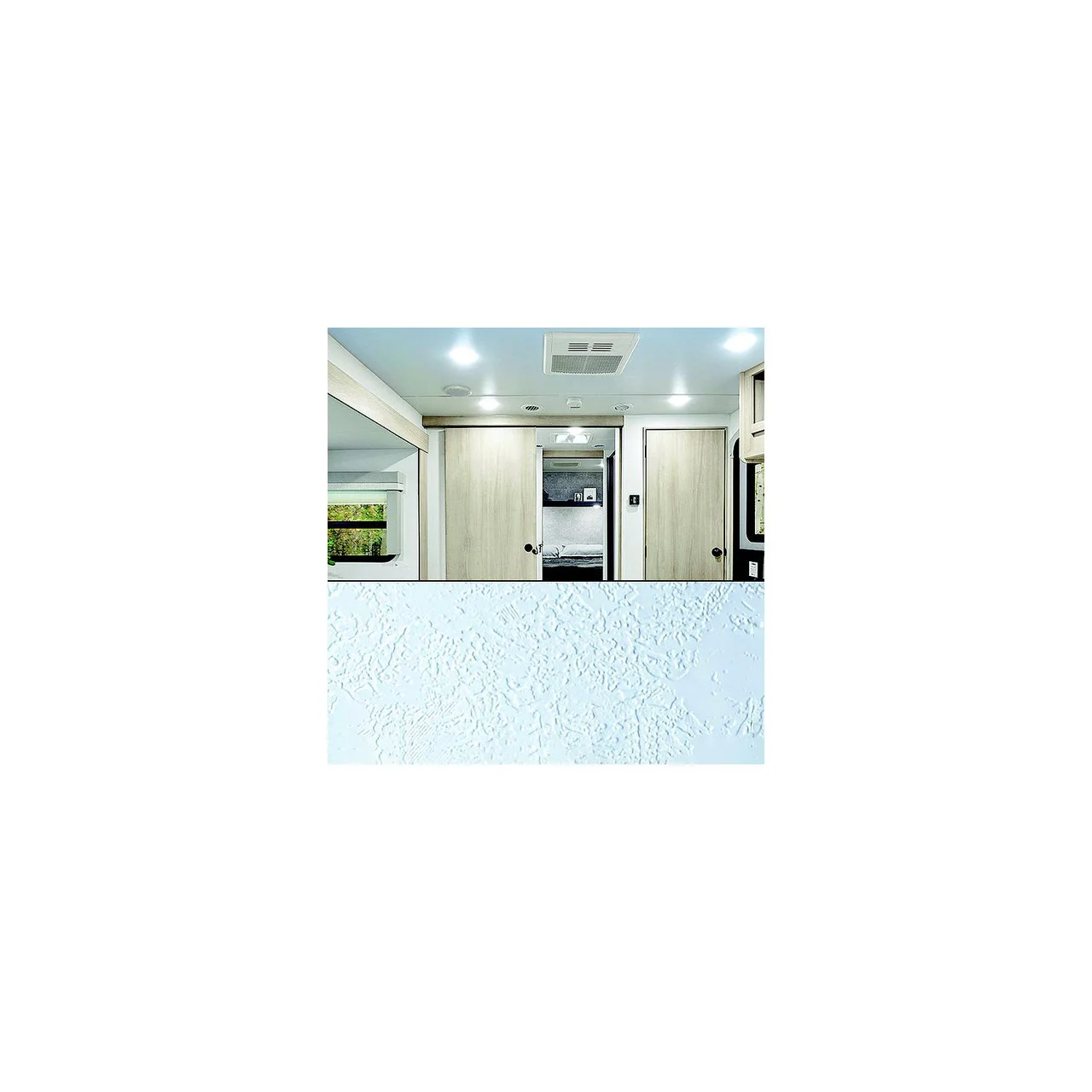 Genesis - Genesis Products REVIVE Textured Ceiling Cover, 2' x 100', Textured Arctic White - 569958