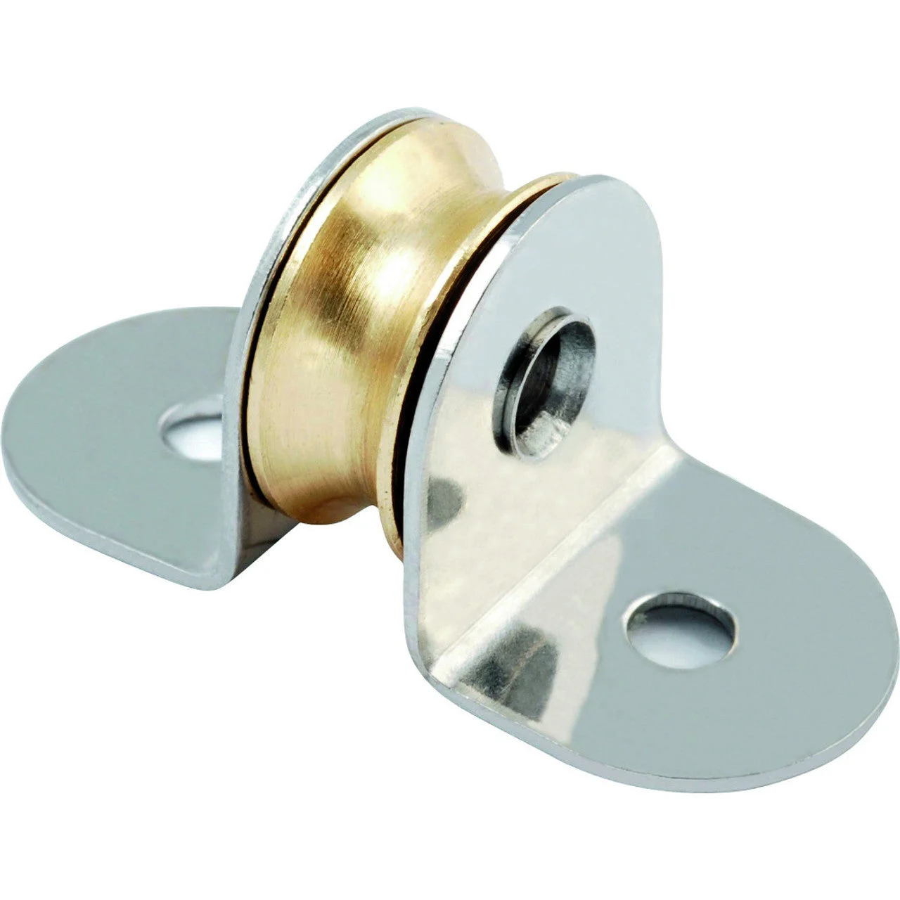 Allen Brothers 16mm Plain Block Single Thru-Brass