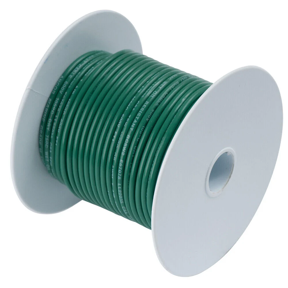 Ancor Primary Wire 14 AWG x 18' Spool Green PER FOOT