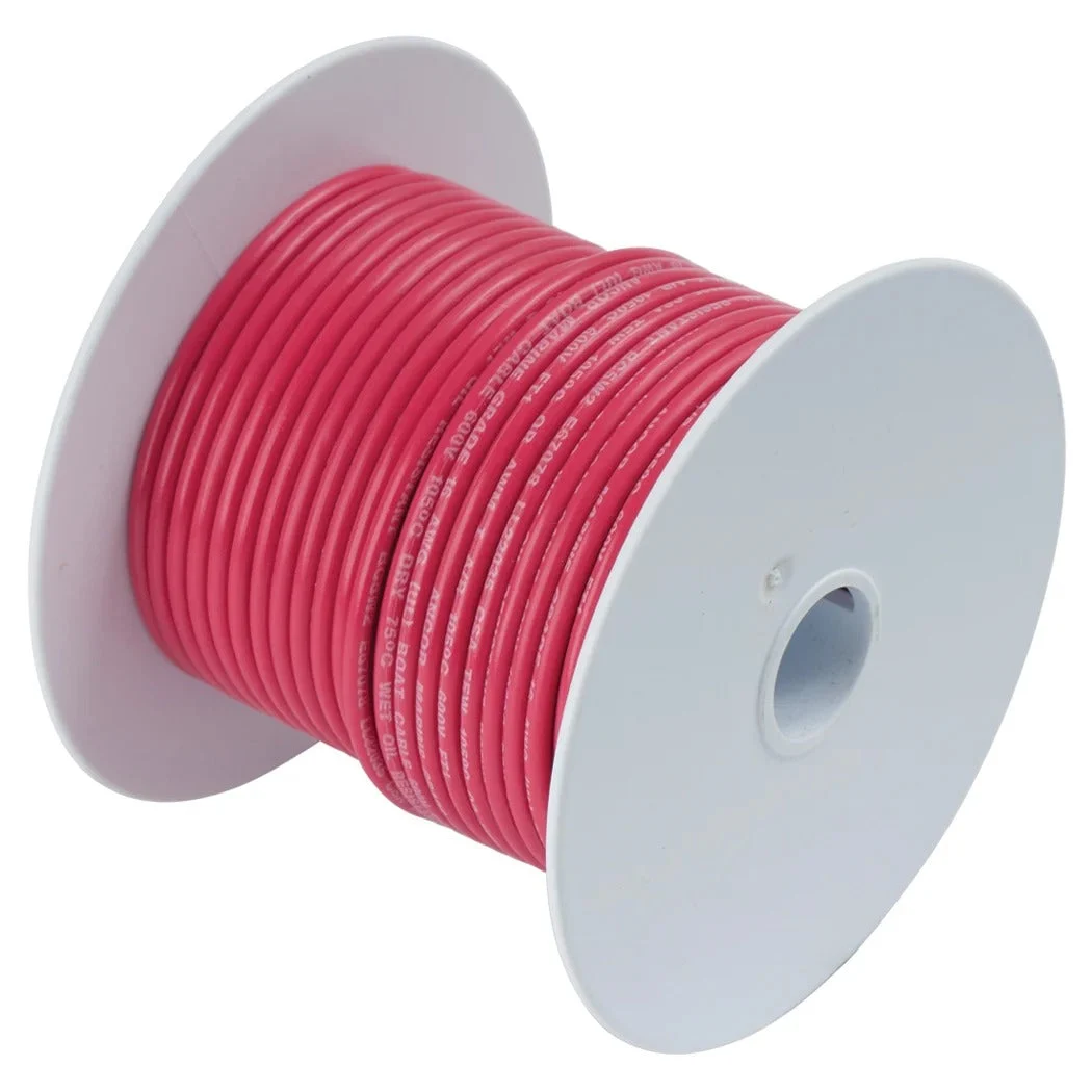 WIRE 2/0 RED 25-FT. PER FOOT