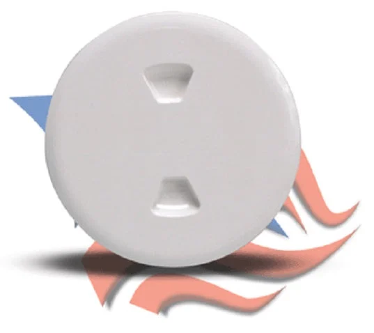 Beckson Deckplate 5 in. Twist White