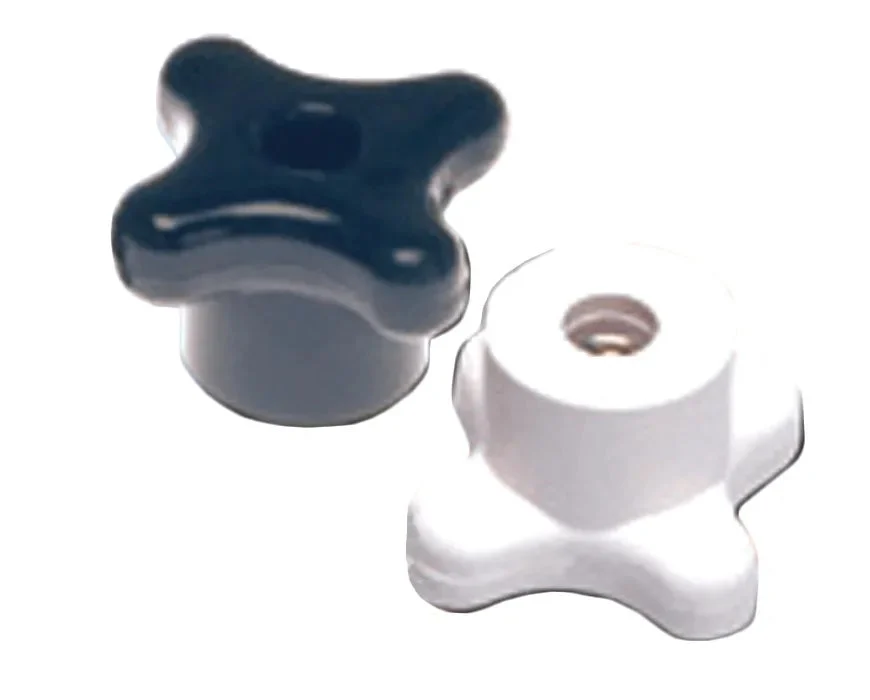 Beckson Knob Assem. 1/4x20 Black Pair