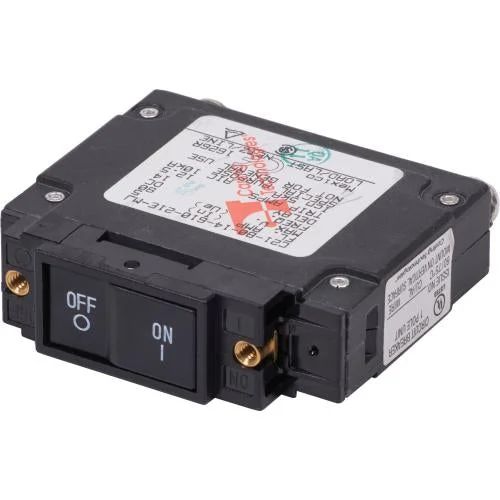 BSS UL-489 Circuit Breaker - 15A Flat Rocker